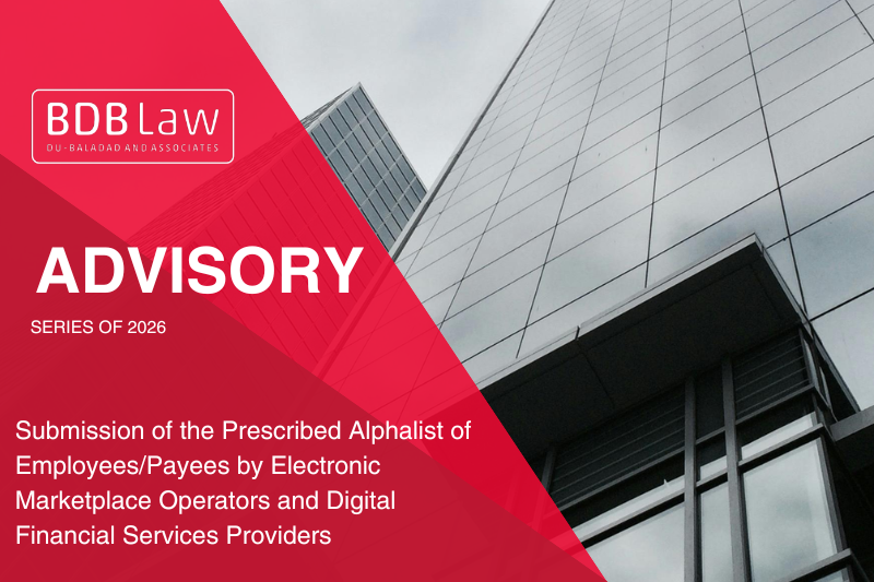 Submission of the Prescribed Alphalist of Employees/Payees by Electronic Marketplace Operators and Digital Financial Services Providers