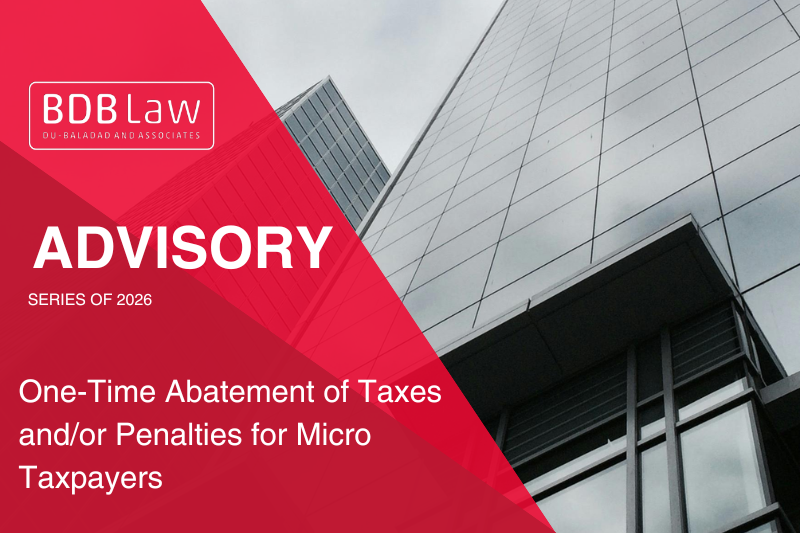 One-Time Abatement of Taxes and/or Penalties for Micro Taxpayers